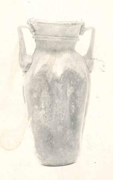 Pointed Jar with Two Handles