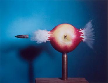 .30 Bullet Piercing an Apple, 1964  (from the portfolio: Ten Dye Transfer Photographs)