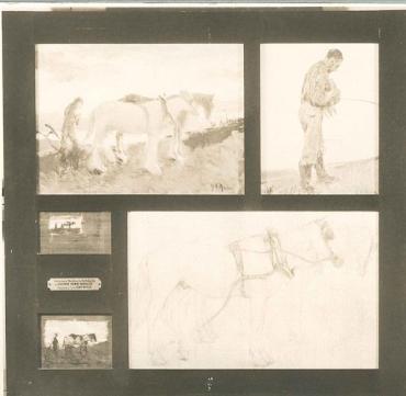 Horses (Study for the painting De Profundus)