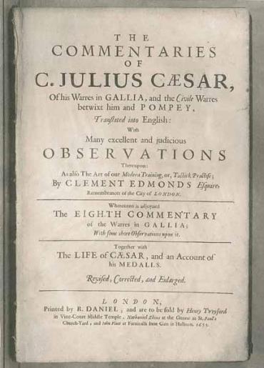 Observations upon Caesar's Commentaries