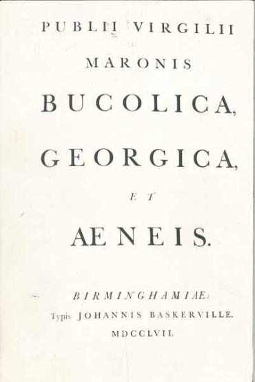 Publii Virgilii Maronis Bucolica, Georgica, et Aeneis.