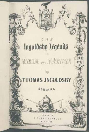 The Ingoldsby Legends or Mirth and Marvel [vol. 1]