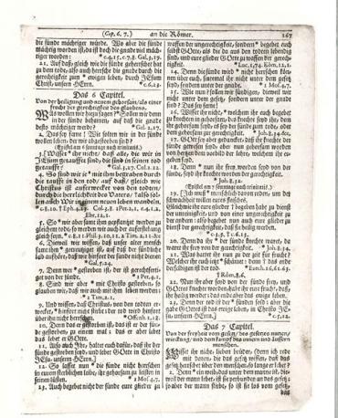 Leaf from The First Germantown Bible