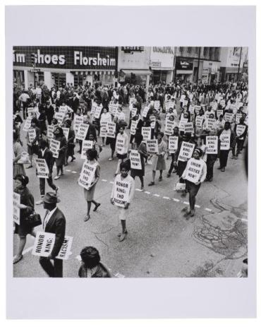 Marchers On Main Street: from the portfolio I Am A Man