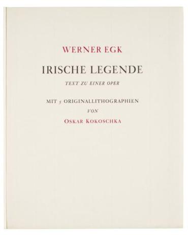 Irische Legende: Text zu einer Oper