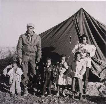 Tent City Family; from the portfolio, I Am A Man