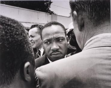 Dr. Martin Luther King is Confronted; from the portfolio, I Am A Man