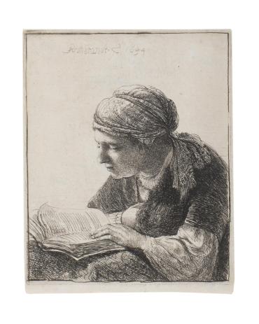 Woman Reading (H.113, II/III; B. 345II/III)