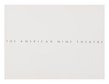 Adlib 13: American Mime Theater [serial]