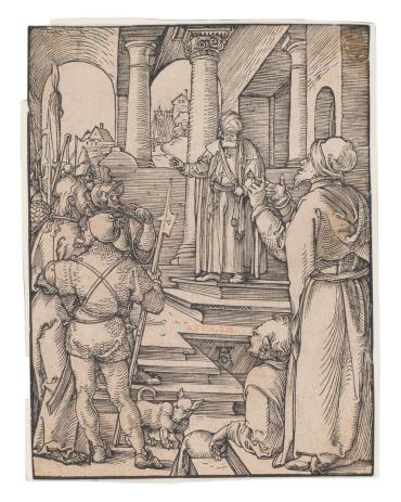 Christ Before Pilate (from The Little Passion, Set of 37)