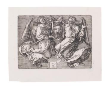 The Sudarium Held by Two Angels [final plate in The Engraved Passion series]