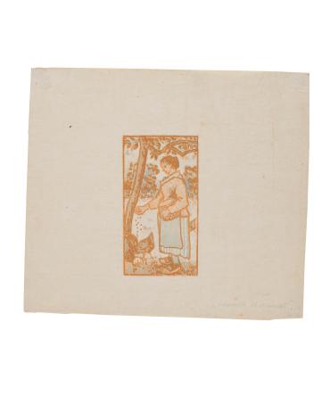 La Femme aux Poules (Woman Feeding Hens), from Travaux des Champs