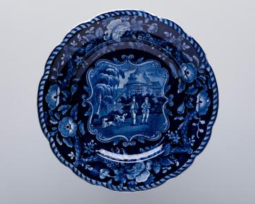 Plate: Hunting Scene