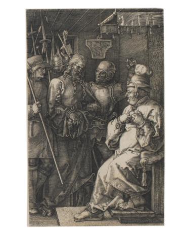 Christ Before Caiaphas [from The Engraved Passion, set of 16]