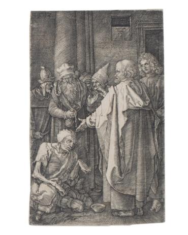 St. Peter and St. John Healing the Lame Man [from The Engraved Passion, set of 16]