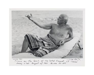 Picasso on the Beach, Cannes  (Picasso sur la plage, Cannes)
