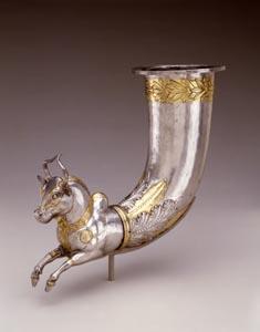 Rhyton (Drinking Vessel) with the Forepart of a Zebu