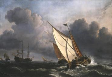 Ships in a Stormy Sea