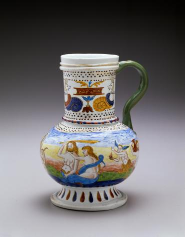 Lattimo Jug with a Mythological Scene