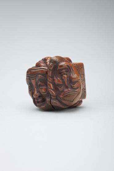 Netsuke: mask box