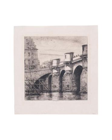 Le Pont Neuf, Paris, from Eaux-fortes sur Paris, pl.16 (D-W 33 X/X - S 36)