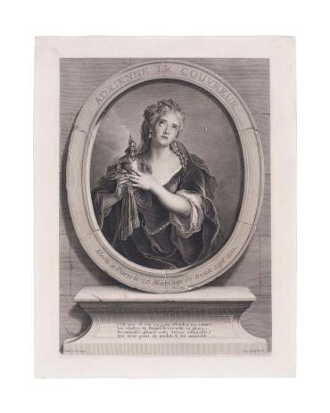 Adrienne Lecouvreur (1692-1730) as Cornélie
(after Charles-Antoine Coypel, Portrait of Adrienne Lecouvreur)