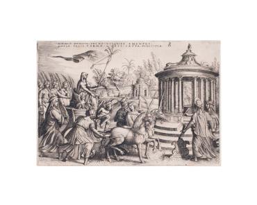 Le Triomphe de  la Chasteté (from the series, "Les Triumphes", 6 plates)