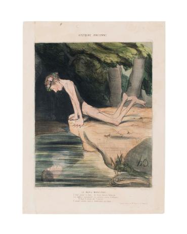 Le Beau Narcisse  (from "Histoire Ancienne", no. 25)