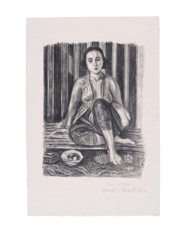 Seated Odalisque (Jeune Fille Assise)