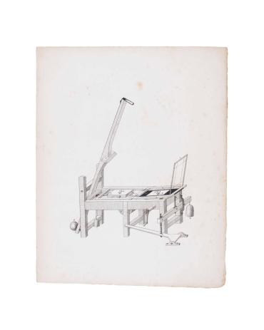 The Lithography Press  (from:  Collection de Plusieurs Essais en Dessins et Graveurs)