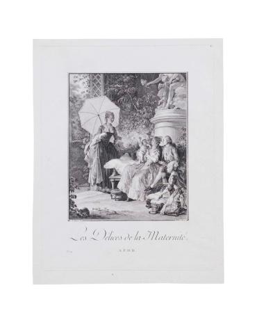 Les Délices de la Maternité (engraved by Isidore-Stanislas Helman)