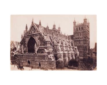 Exeter Cathedral from S.W.
