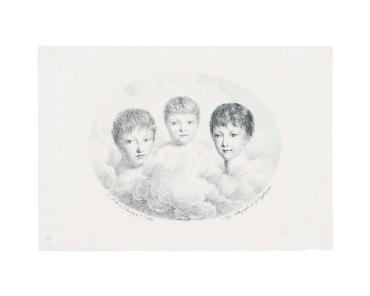 Heads of Three Children