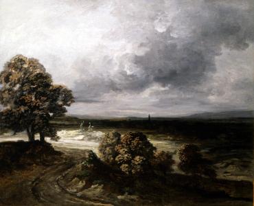 Landscape with Oak Trees