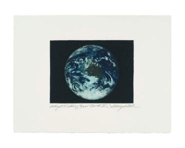 Earth II (colophon from the portfolio "Brave New World, A Print Odyssey")