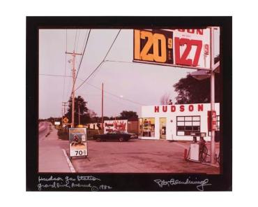Hudson Gas Station, Grand Pine Avenue (from Automobile Sites 1980-88)