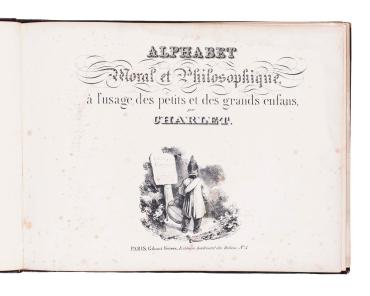 Title Page from "Alphabet. Moral et Philosophique, à l’usage des petits et des grands enfans"