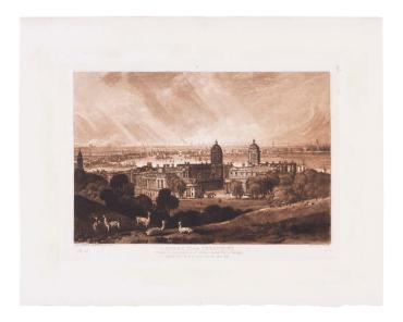 London from Greenwich (from Liber Studiorum, part V) ( (F. 26, I/IV)
