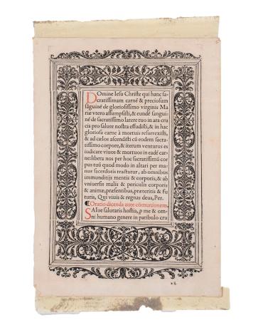 Page with elaborate border