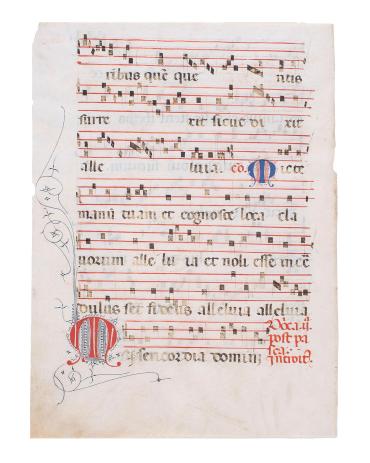 Leaf from an Antiphonal, No. 27
