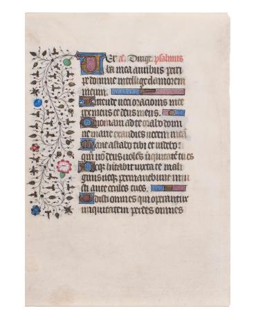 Leaf from the Book of Hours, No. 31