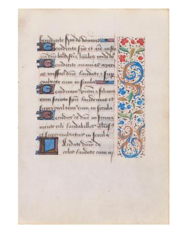 Leaf from a Book of Hours (Horae Baetae Mariae Virginis), No. 50