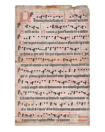 Printed Music from Bamberg Missal