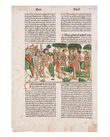Leaf from Tenth German Bible