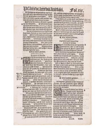 Leaf, Bible ("Cromwell's Bible"), revised by Coverdale