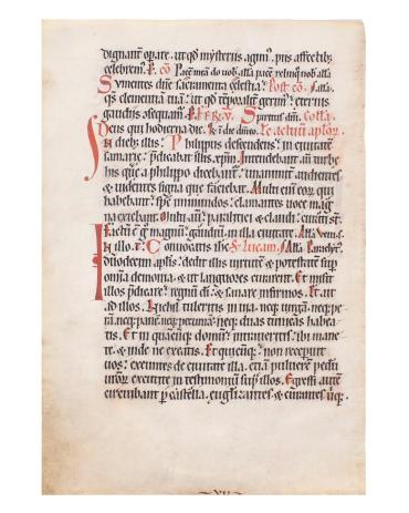 Leaf from a Manuscript Missal, No. 2