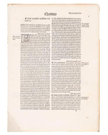 Leaf from Breviarum Super Codicem