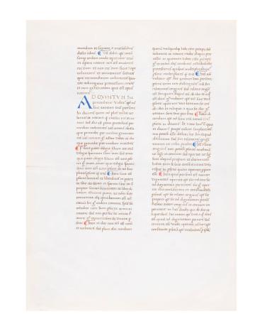Manuscript leaf from Commentary on the Sentences, No. 40