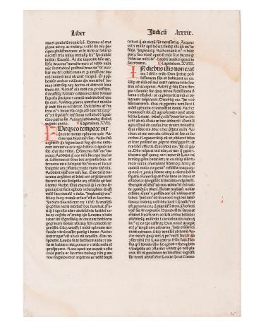 Page from Biblia Latina