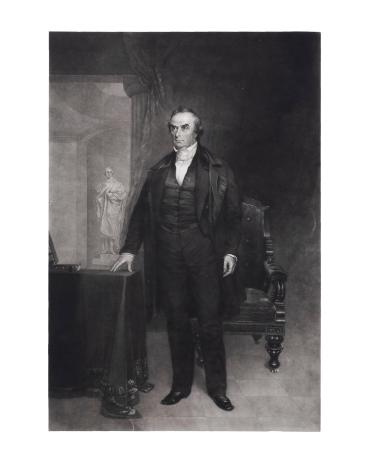 Portrait of Daniel Webster (after painting by Chester Harding)